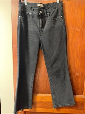 Madewell Black Flare Jeans